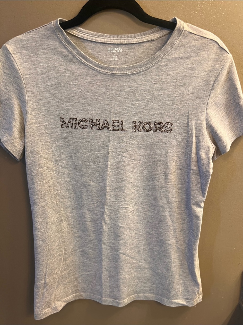 Michael Kors Light Gray Logo Tee